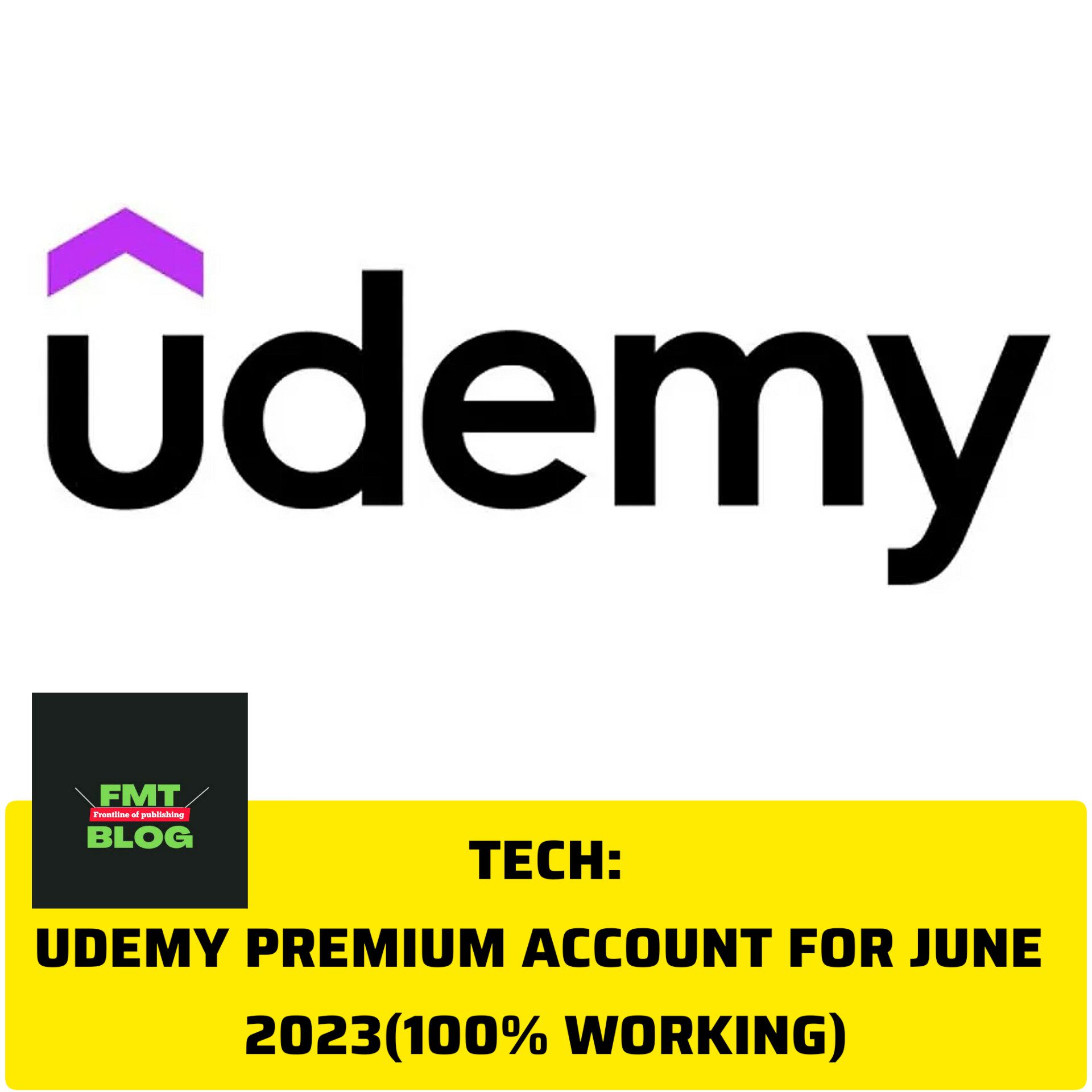 UDEMY PREMIUM ACCOUNT FOR JUNE 2023