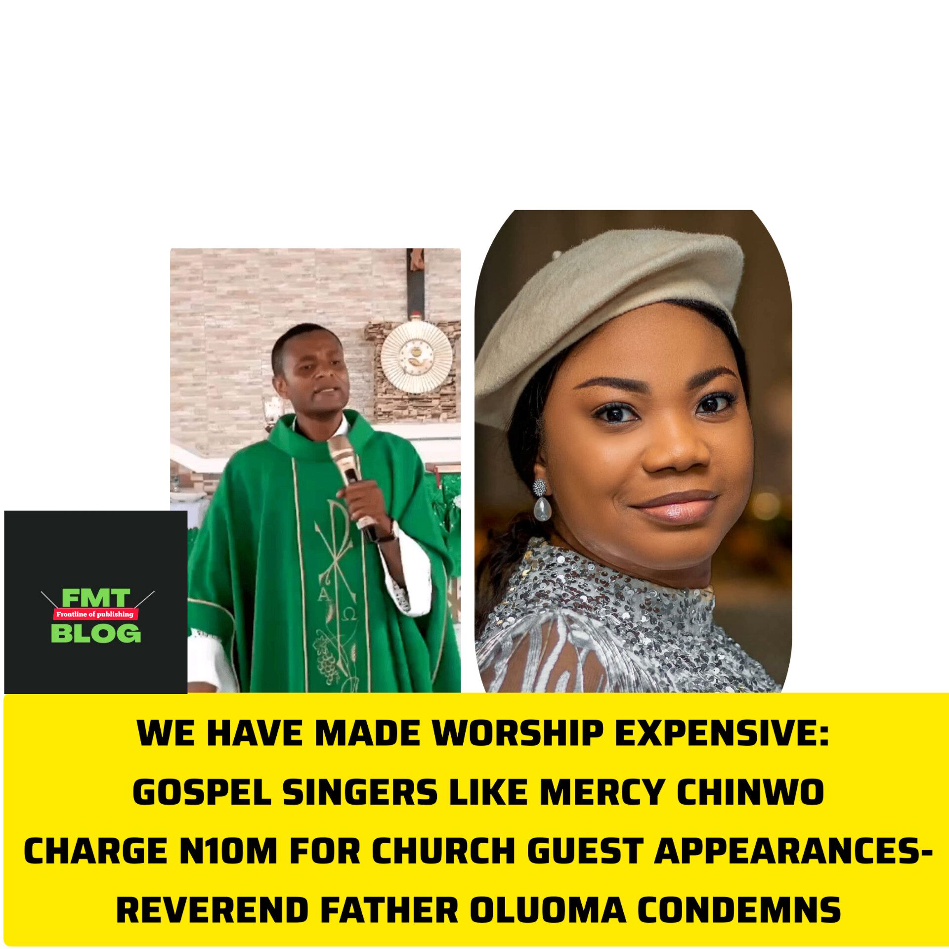 We have made worship expensive, Reverend Oluoma condemns