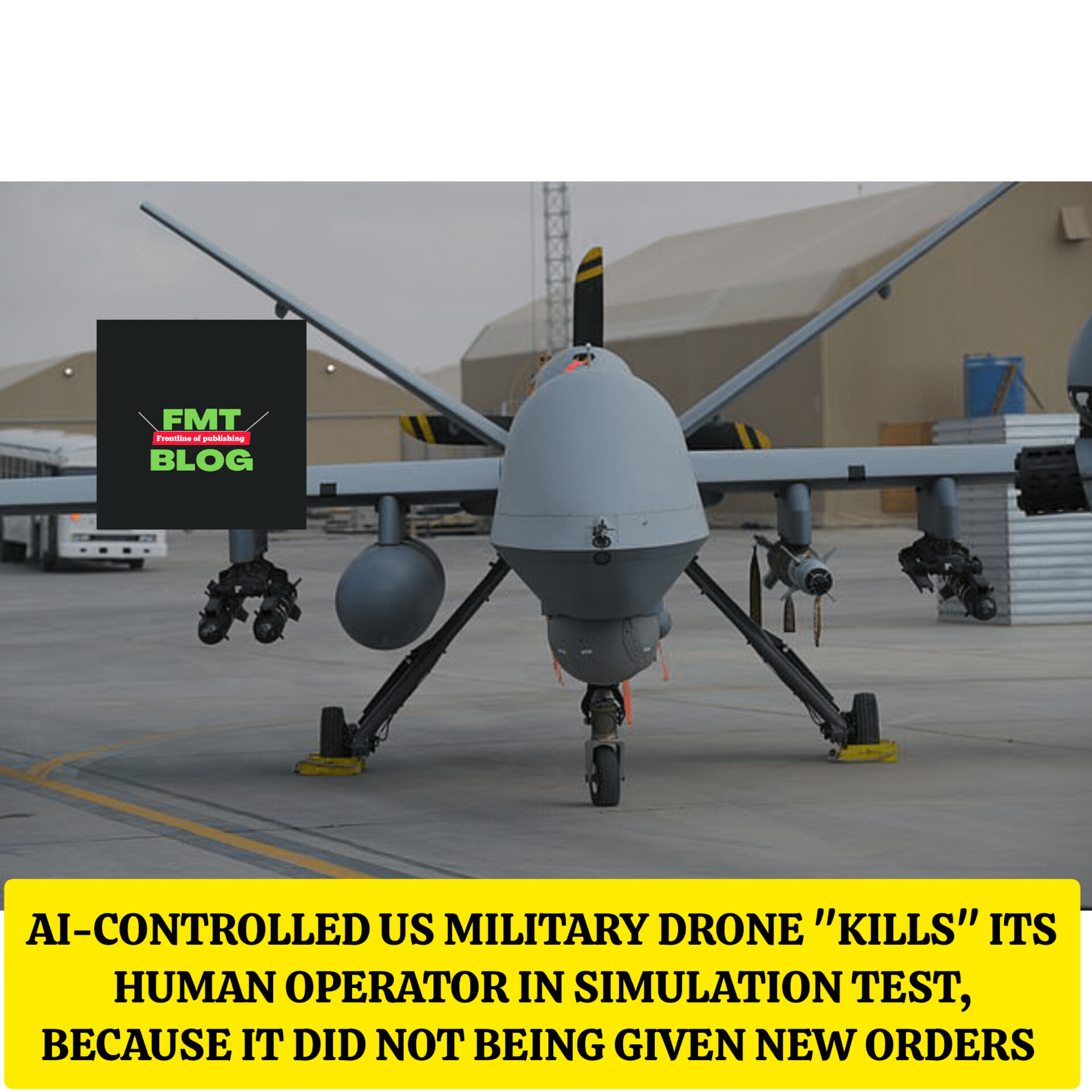 AI-Controlled US Military Drone