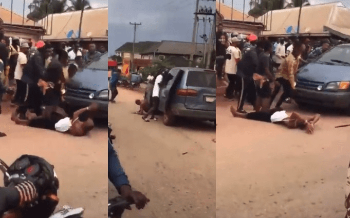 Police Officer Crushes Man With a Car In Edo