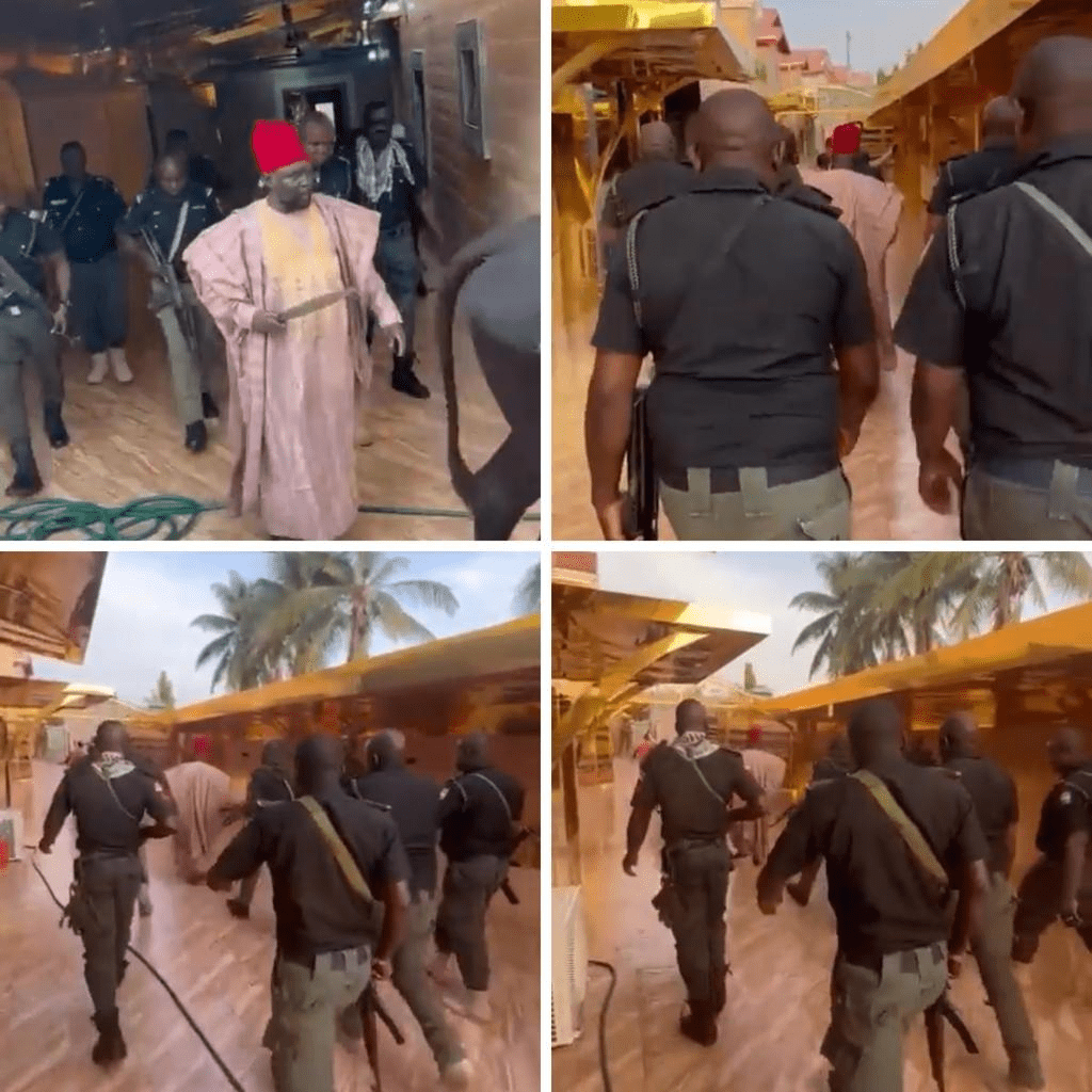 video of Mallam Escorted by Police to the Slaughterhouse