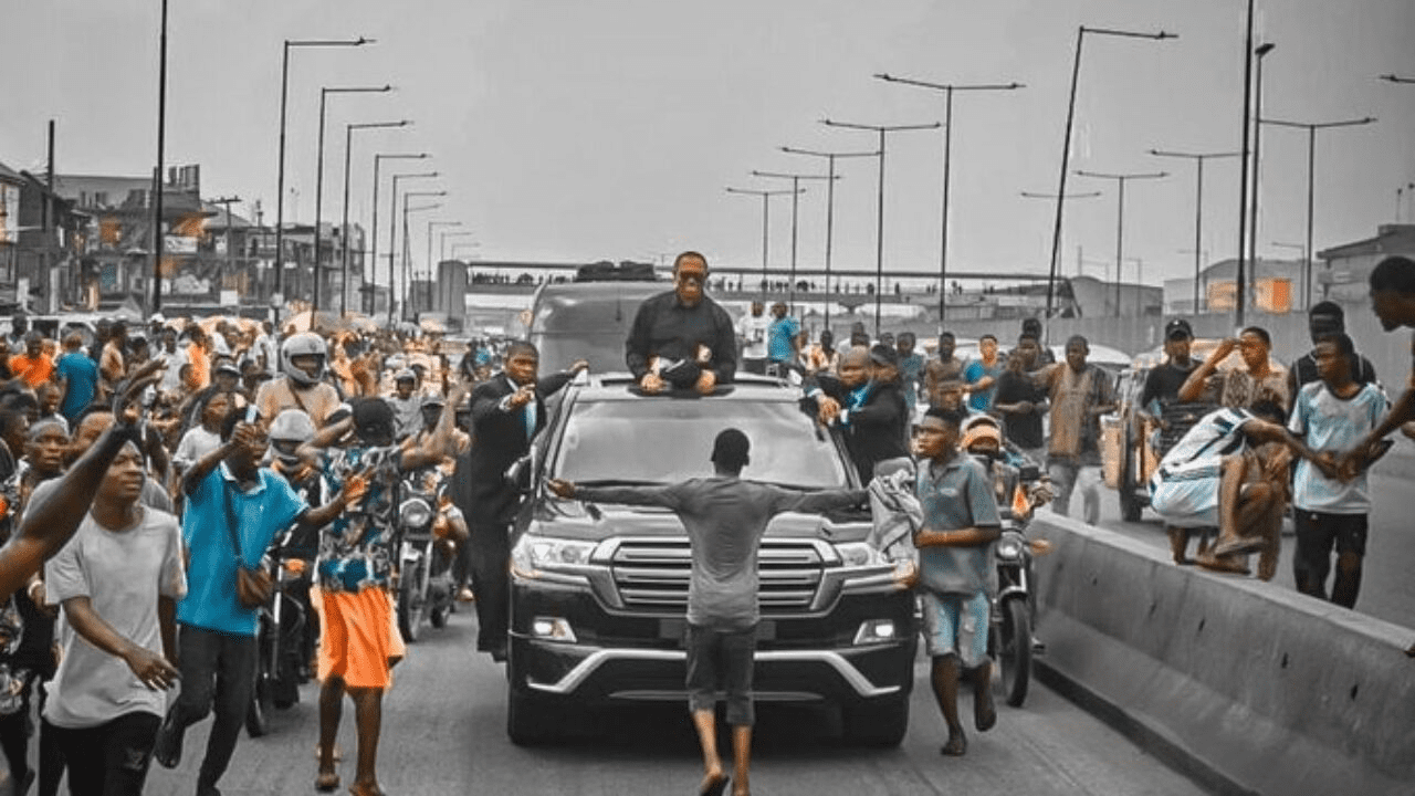 Young Boy Who Went Viral Chasing Peter Obi's Convoy
