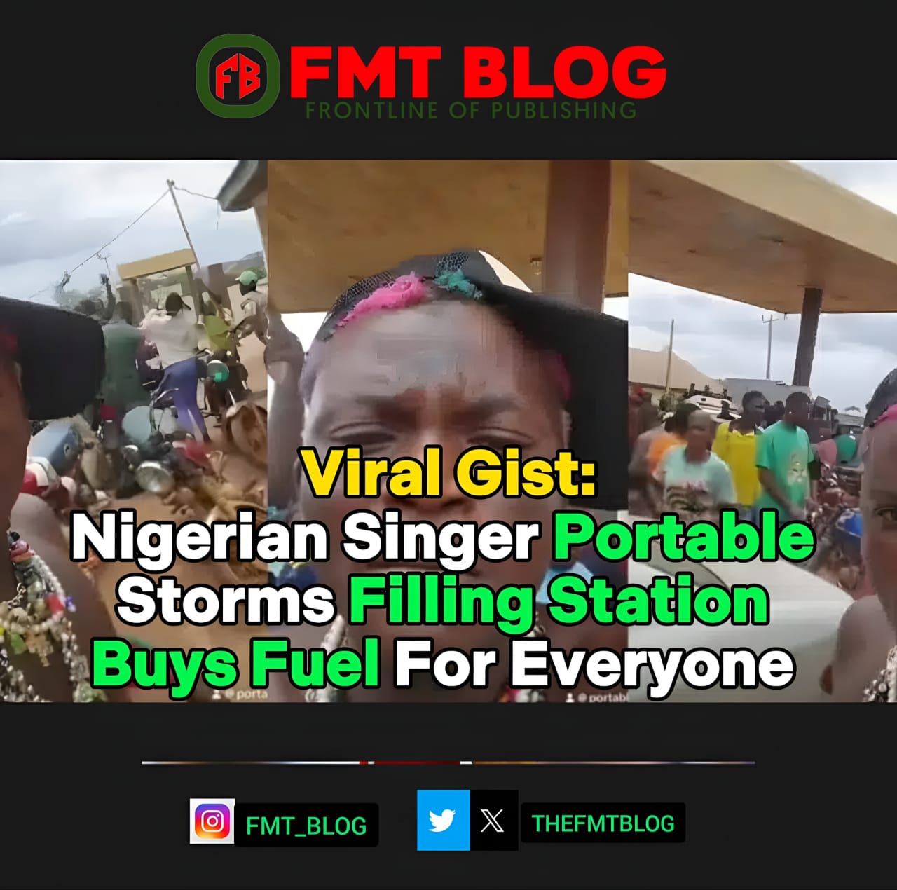 Nigerian singer portable