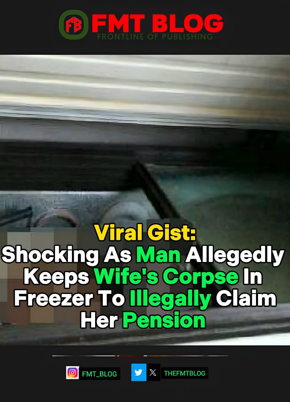 Keeps Wife's Corpse In Freezer