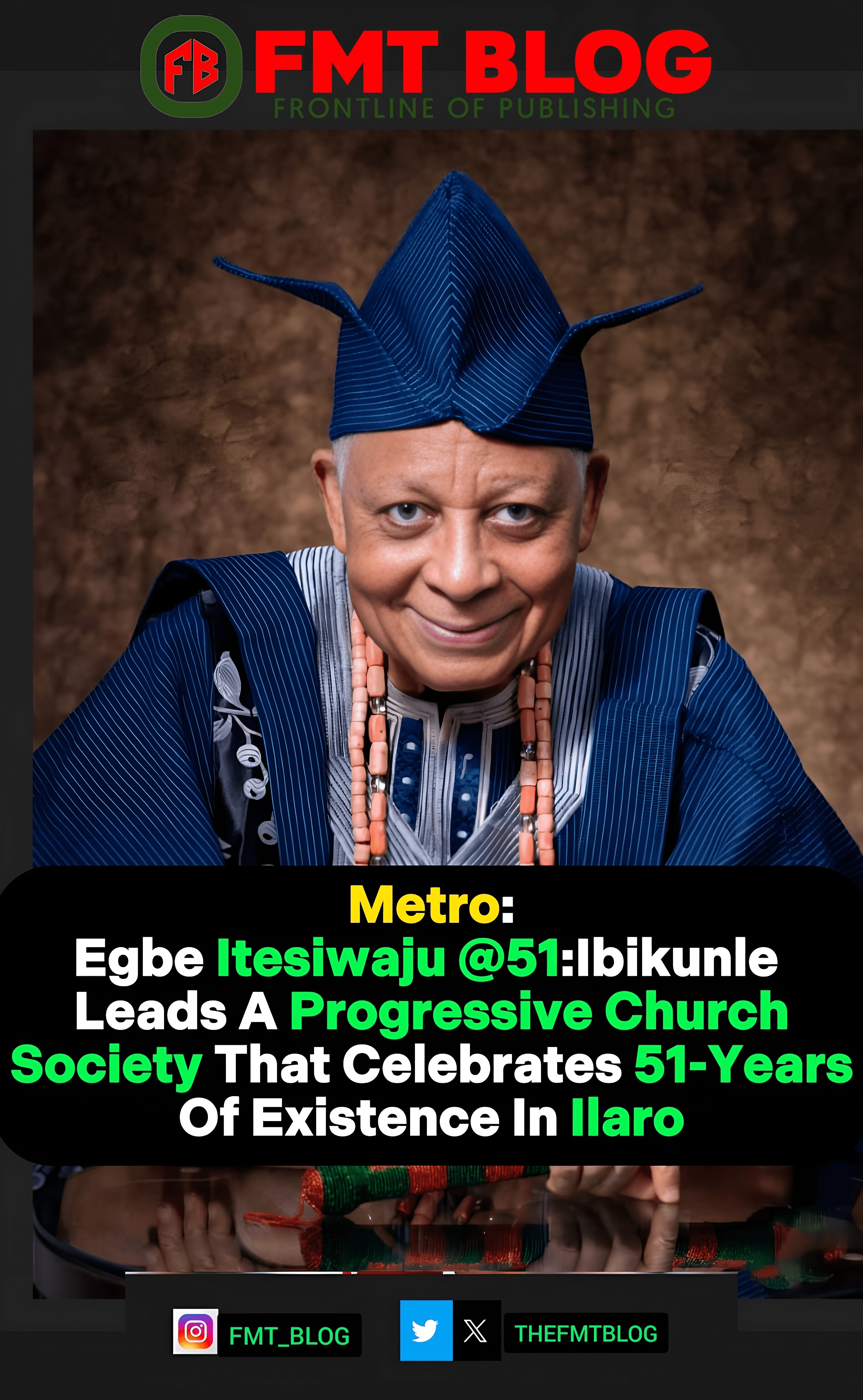 Egbe Itesiwaju @51:Ibikunle Leads A Progressive Church Society That Celebrates 51 Years Of Existence In Ilaro