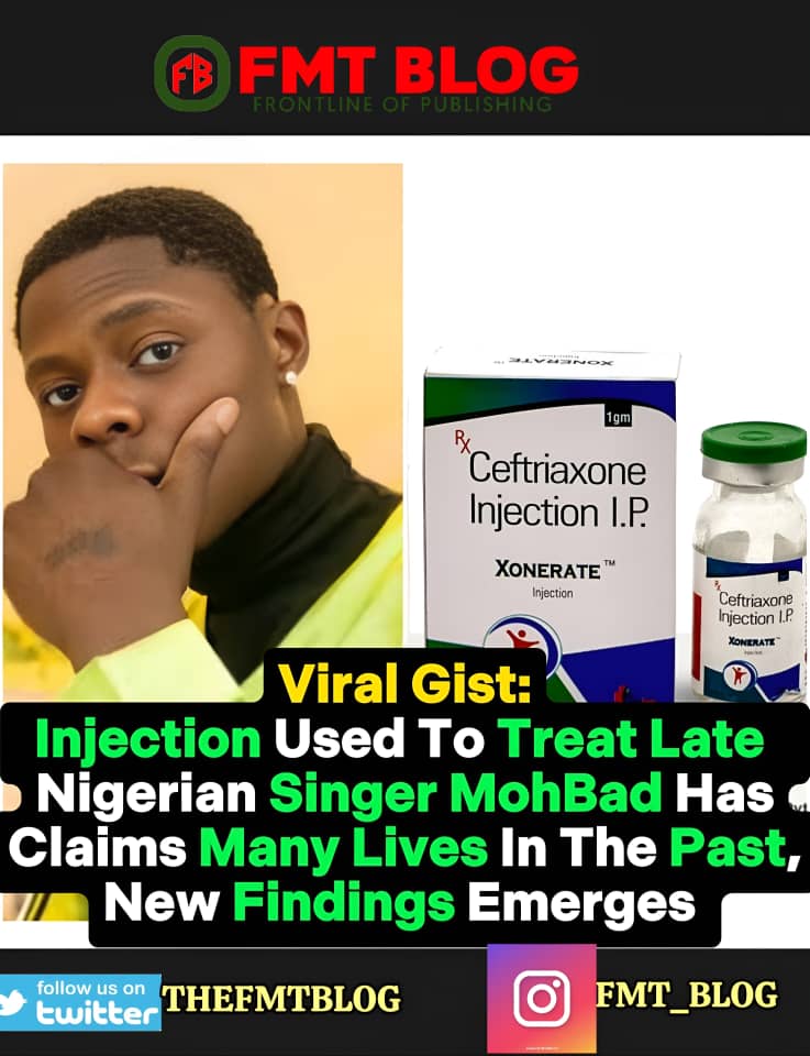 Injection Used To Treat Late Nigerian Singer MohBad