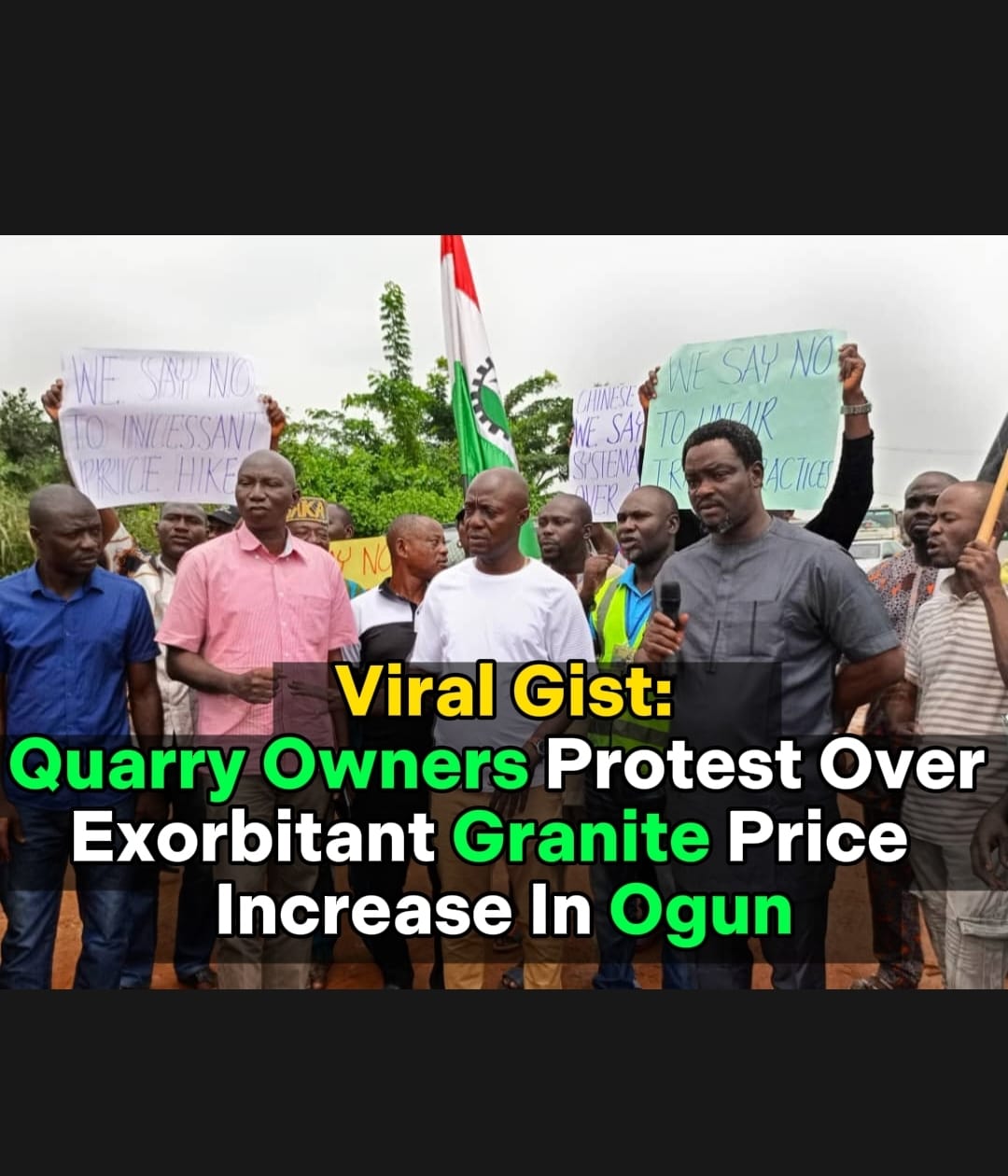 Quarry Owners Protest