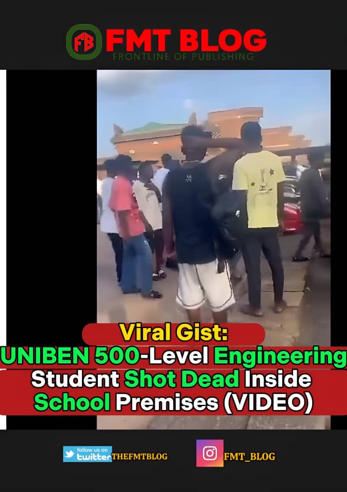UNIBEN 500-Level Engineering Student Shot Dead