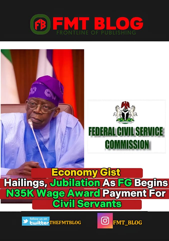 Jubilation As FG Begins N35K Wage Award Payment