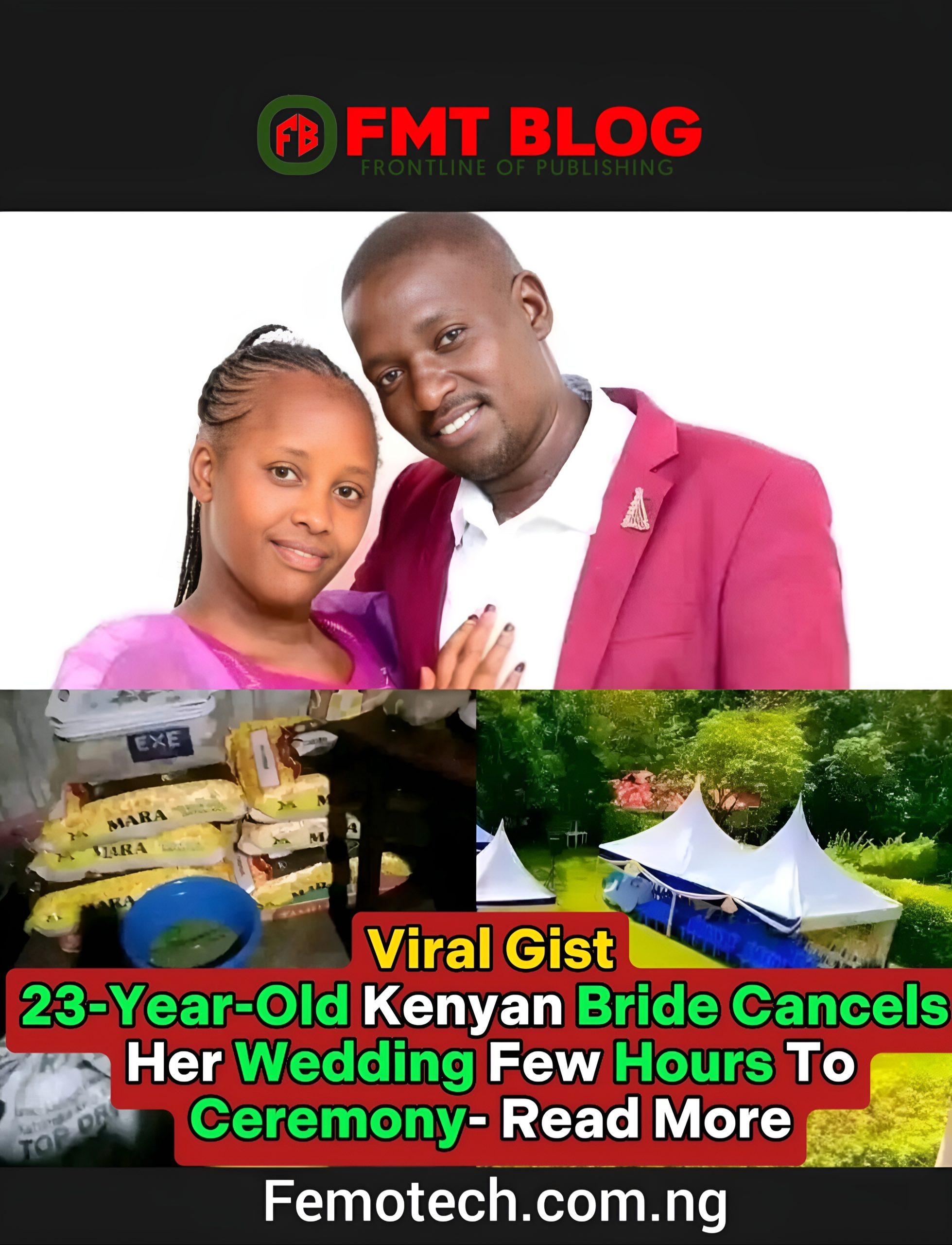 23-Year-Old Kenyan Bride Cancels Her Wedding