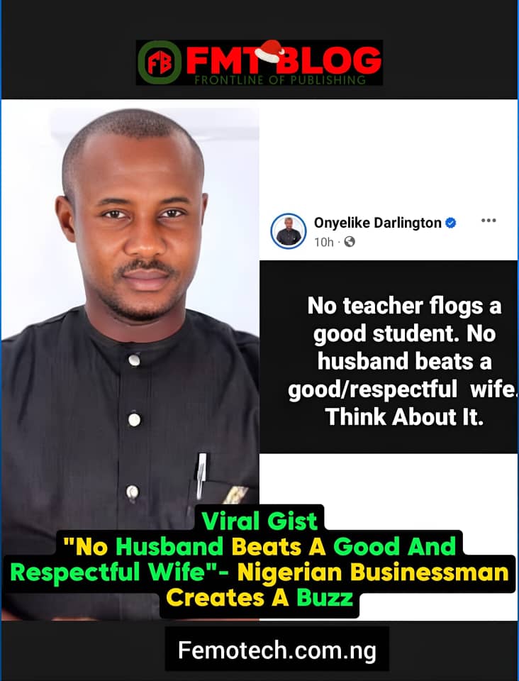 "No husband beats a good and respectful wife
