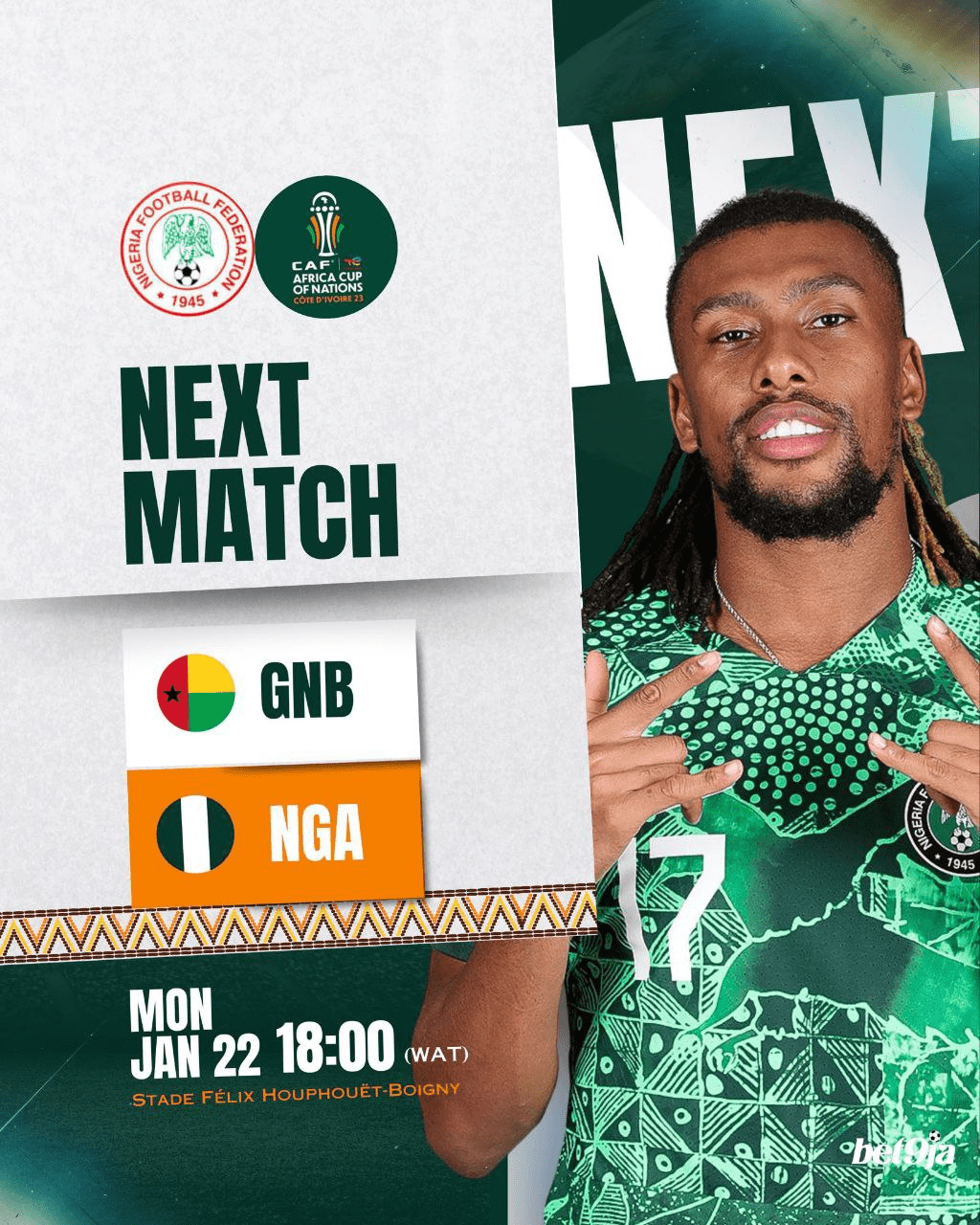 Nigeria vs Guinea Bissau