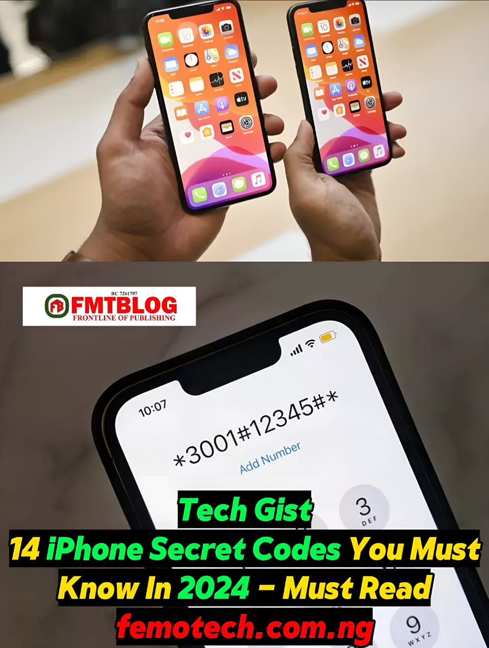 iPhone secret codes