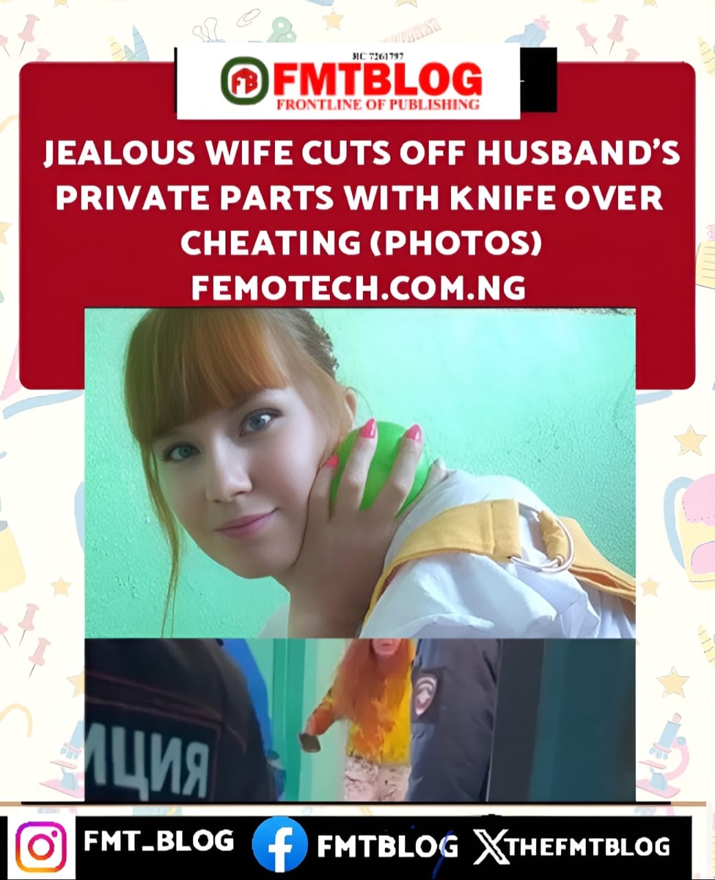 Jealous Wife Cuts Off Husband's Private Parts