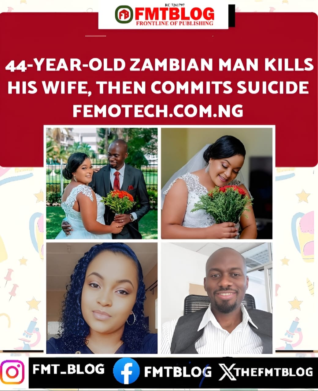 Zambian Man Kills His Wife Then Commits Suicide