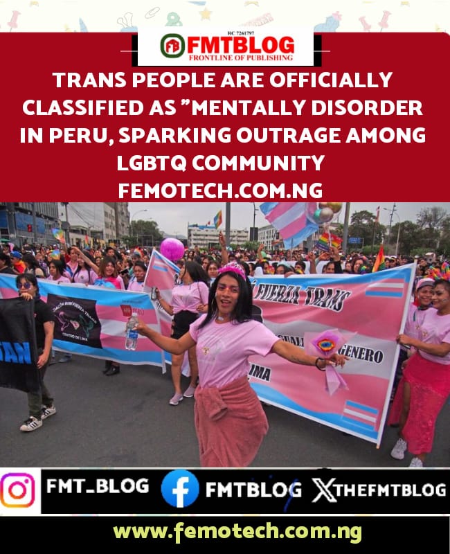 Trans People Are Officially Classified As ''Mentally Disorder'' In Peru