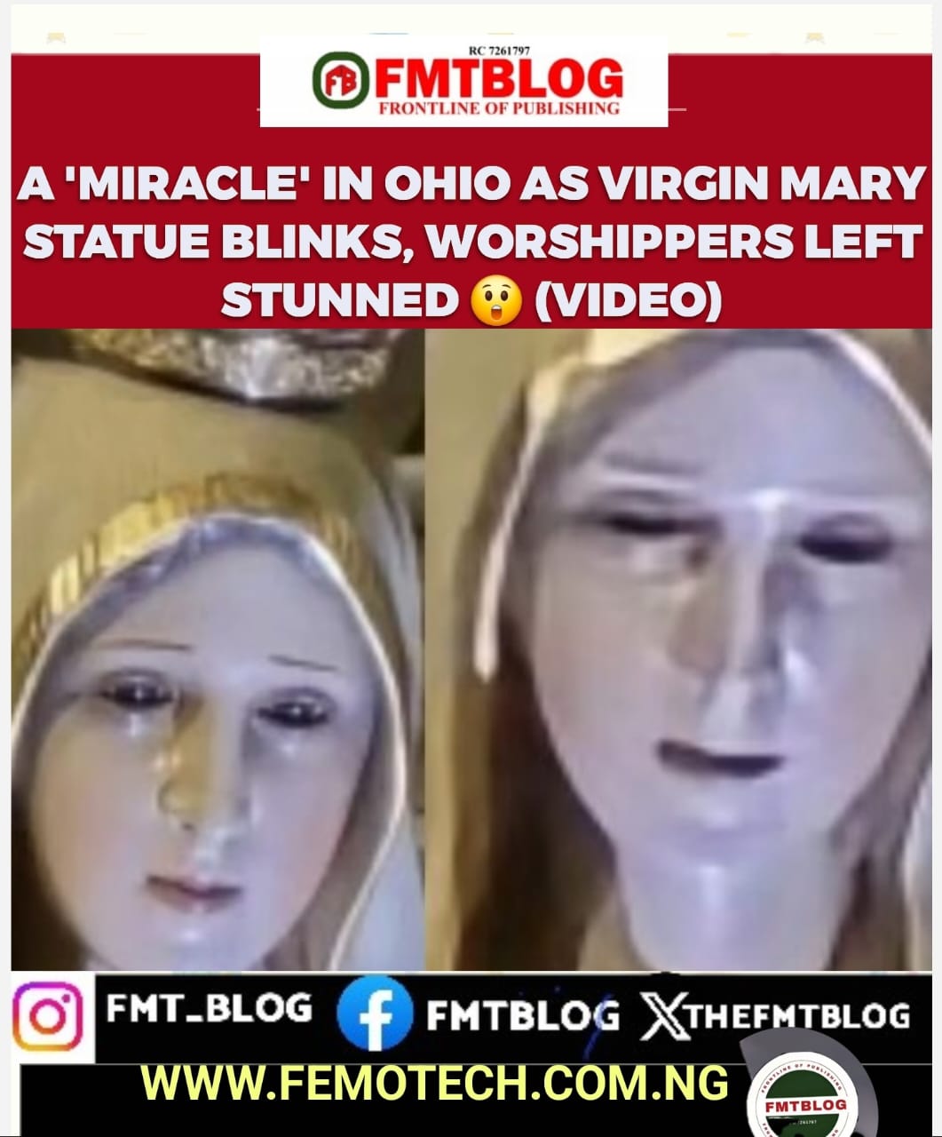 Virgin Mary Statue