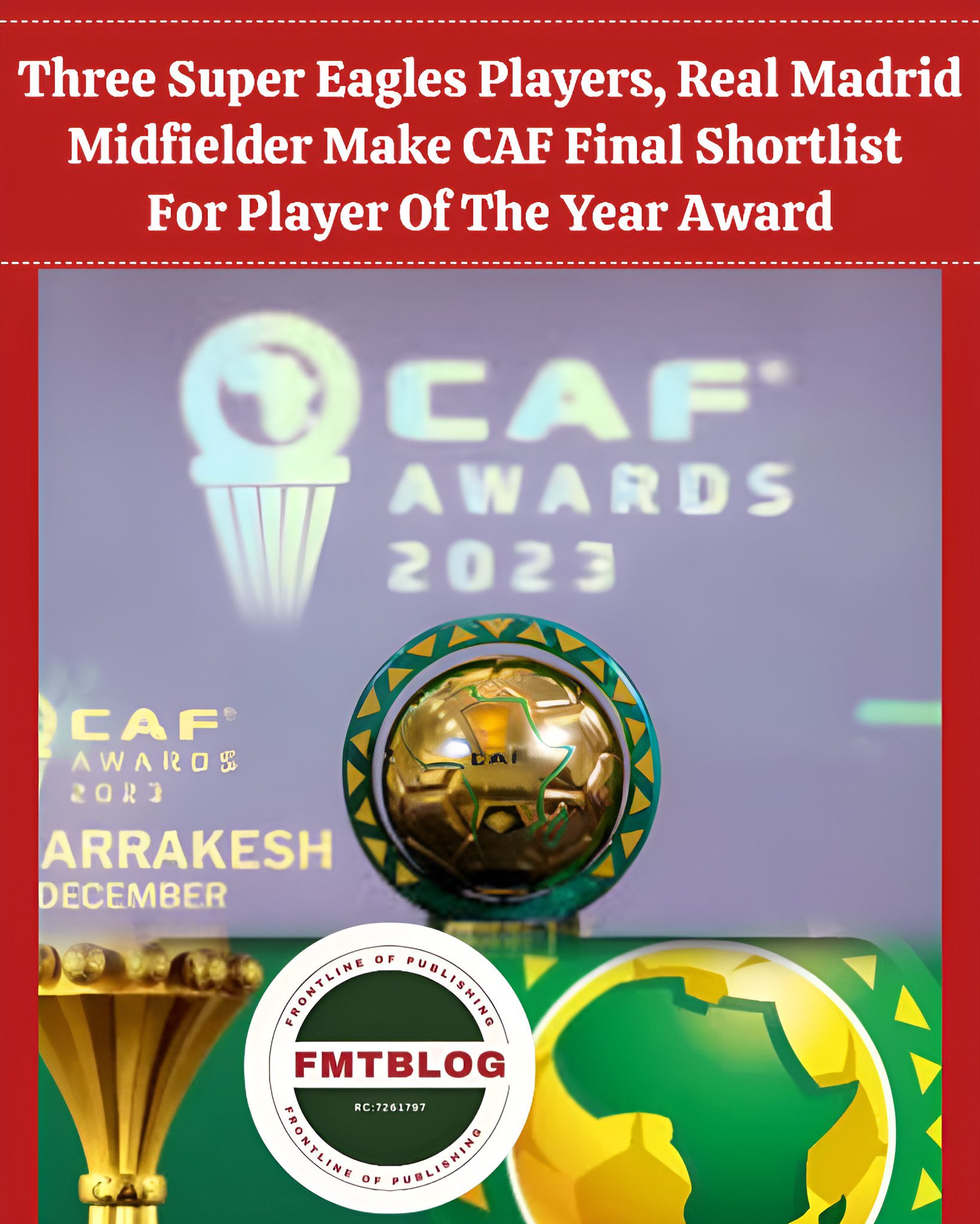 CAF Player of the Year award